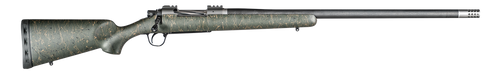 Christensen Summit TI 300 PRC, 26″ Threaded Barrel, Green with Black/Tan Webbing, 3rd