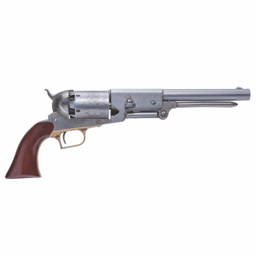 Cimarron 1847 Walker Dragoon U.S. Model 44 Cal, Stainless Steel, Walnut Grip, 6rd