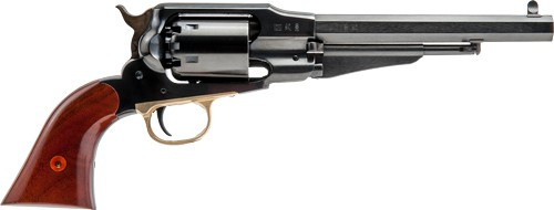 Cimarron 1858 Navy 36 Cal, 7.5″ Barrel, Black Rec, Walnut Grip, 6rd
