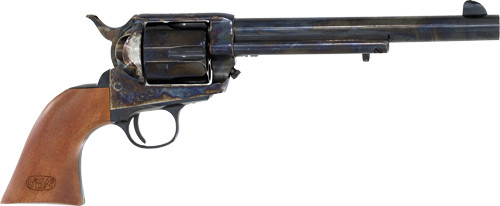 Cimarron Calvary 45 Colt, 7.5″ Barrel, Color Case Hardened, Walnut Grips, 6rd