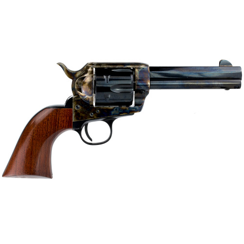 Cimarron El Malo Revolver 357 Magnum/38 Special, 4.75″ Barrel, Case Hardened, Walnut Grips, 6rd