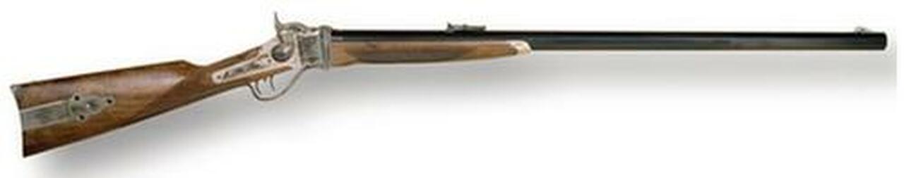 Cimarron Firearms Cimmaron Quigley II 1874 Sharps Sporting Model .45/70 Govt, 34″ Blue Finish, Deluxe Walnut Stock