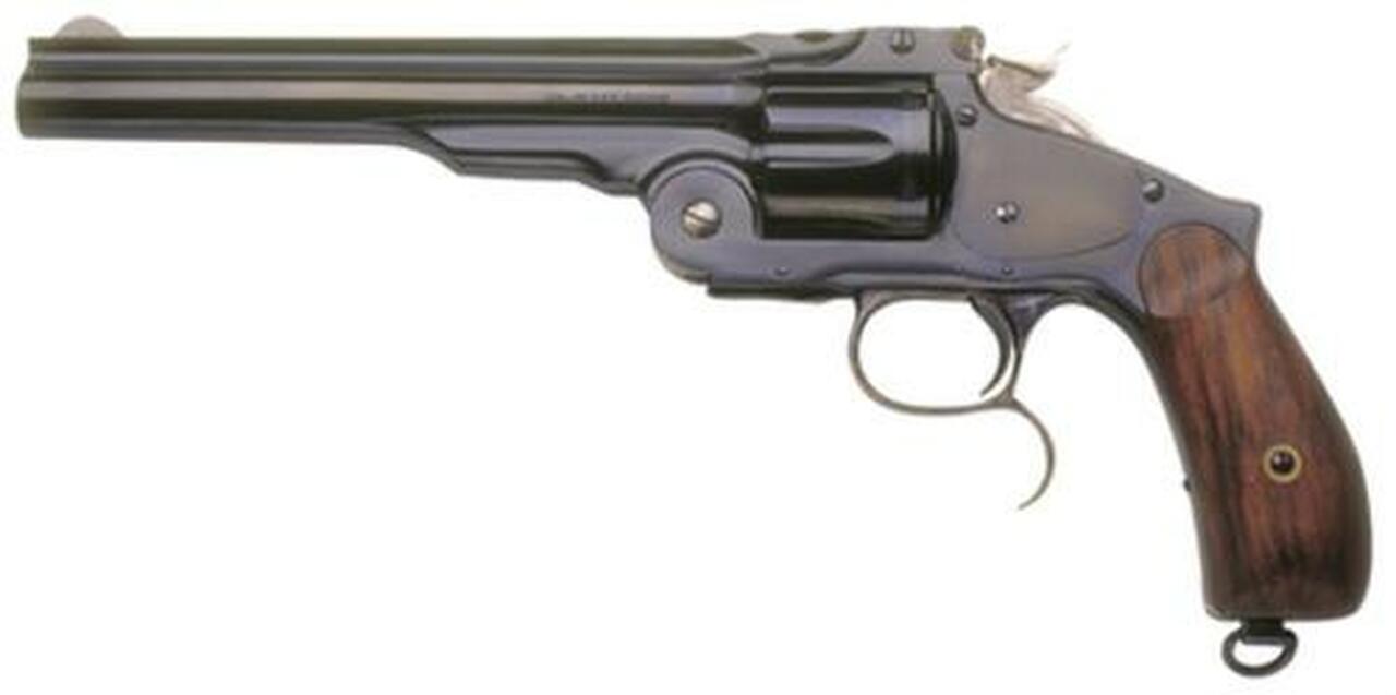 Cimarron Firearms Model 3 Russian .45 Long Colt 6.5″ Standard Blued Barrel Two Piece Walnut Grip