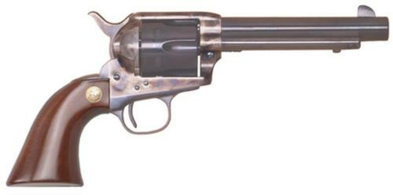 Cimarron Model P .357 Caliber Pre-War 4.75 Inch Standard Blue Barrel Walnut Grip