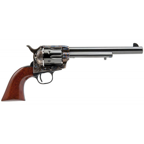 Cimarron Model P 45 Colt, 7.5″ Barrel, Case Hardened Frame, Walnut Grip, 6rd