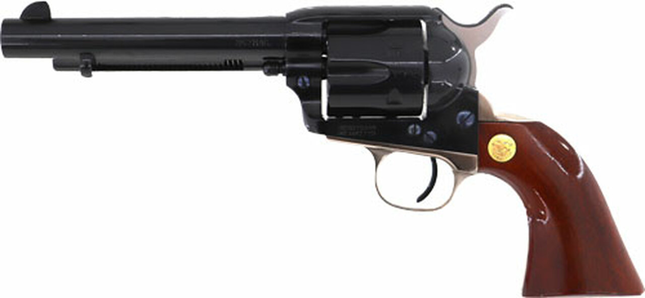 Cimarron Pistoleer .45 Long Colt 5.5″ Barrel Blued Finish Walnut Grip