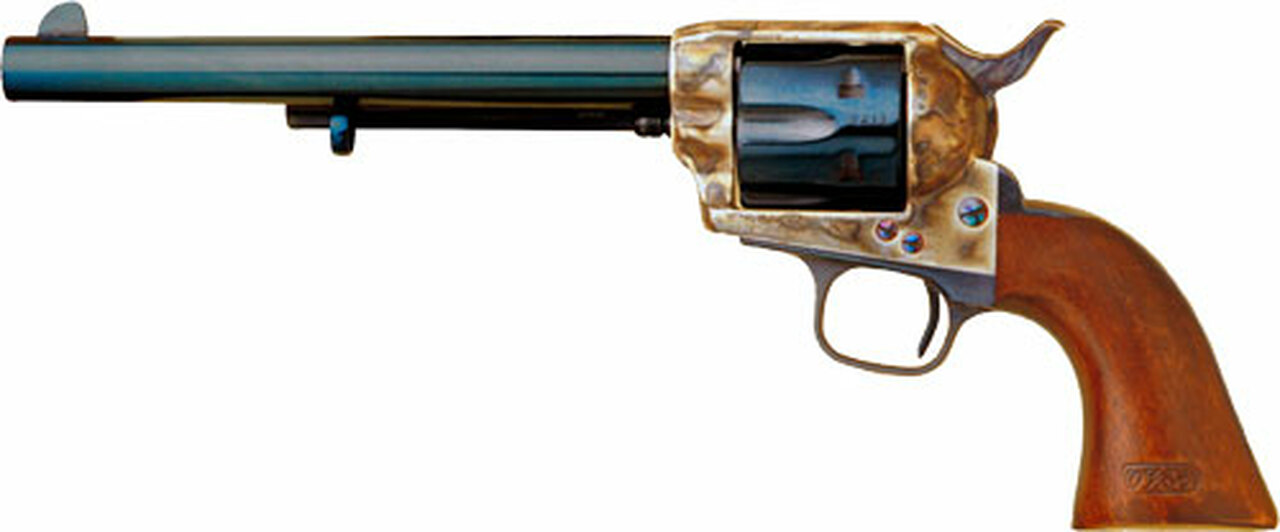 Cimarron U.S. Cavalry 7 1/2″ Barrel, .45 LC OM 45 Colt