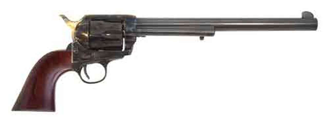 Cimarron Wyatt Earp 45 Colt, 10″ Barrel, Color Casehardened, Blued, Walnut, No Badge, 6rd