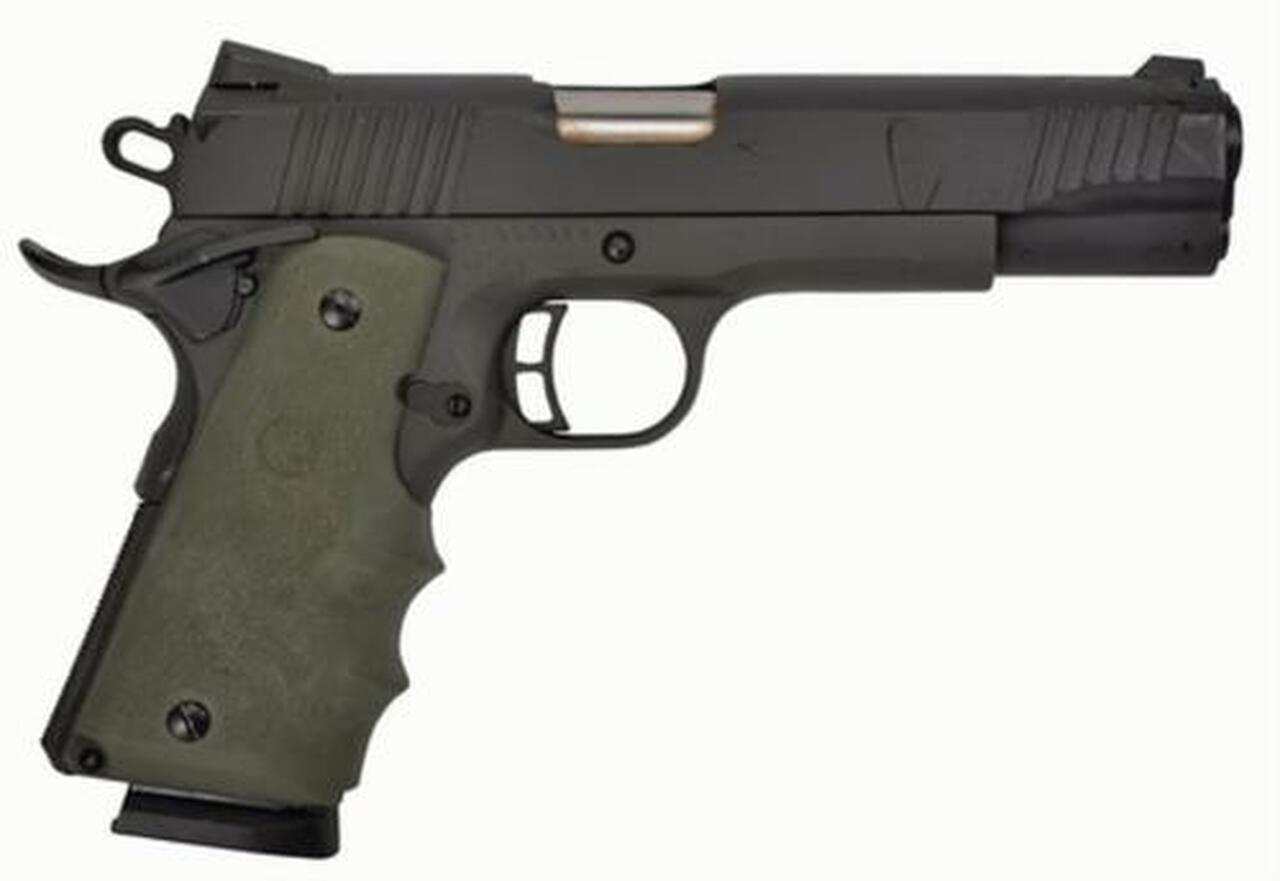 Citadel M-1911 Full Size 45 ACP 5″ Barrel Matte Black Hogue Synthetic Grip Olive Drab Green 8rd