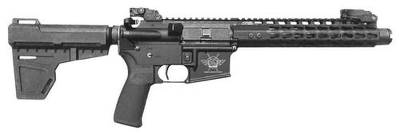 Civilian Force Arms Warrior-15 AR Pistol, .223/5.56, 7.5″, 30rd, Black