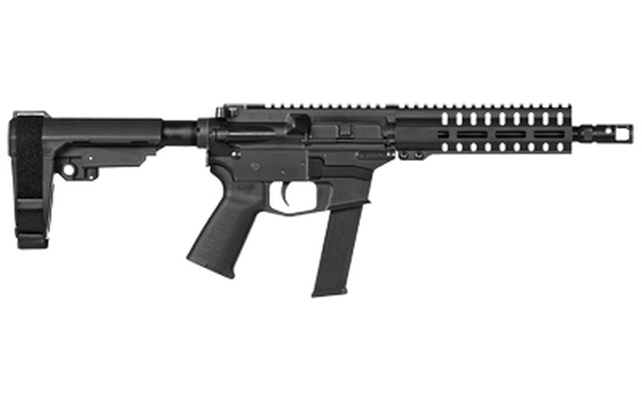 CMMG Banshee 200 40 S&W, 8″ Barrel, Black, RipBrace Brace, SV Brake, M-Lok RML7 Handguard, Magpul MOE Grip, 22rd