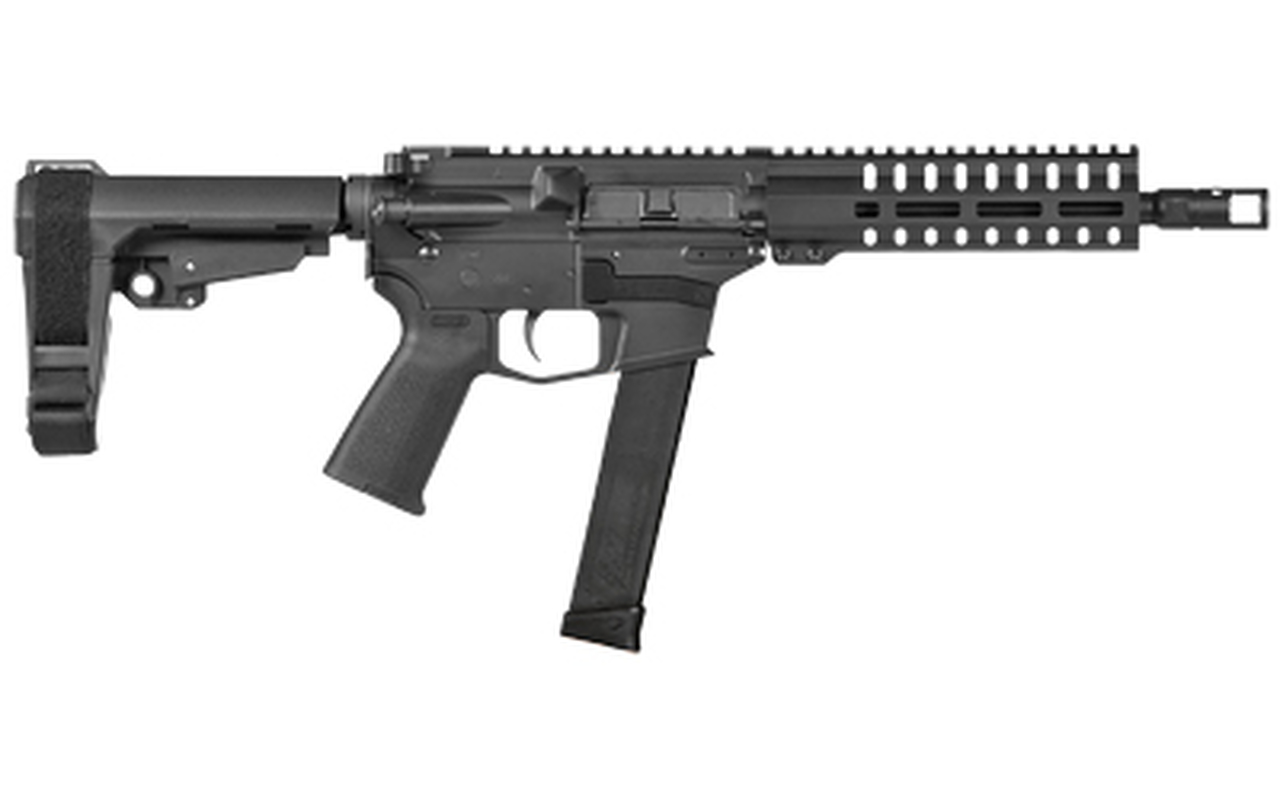 CMMG Banshee 200 45 ACP, 8″ Threaded Barrel, 1:16, Black, RipBrace, SV Brake, M-Lok, Magpul Grip, 26rd