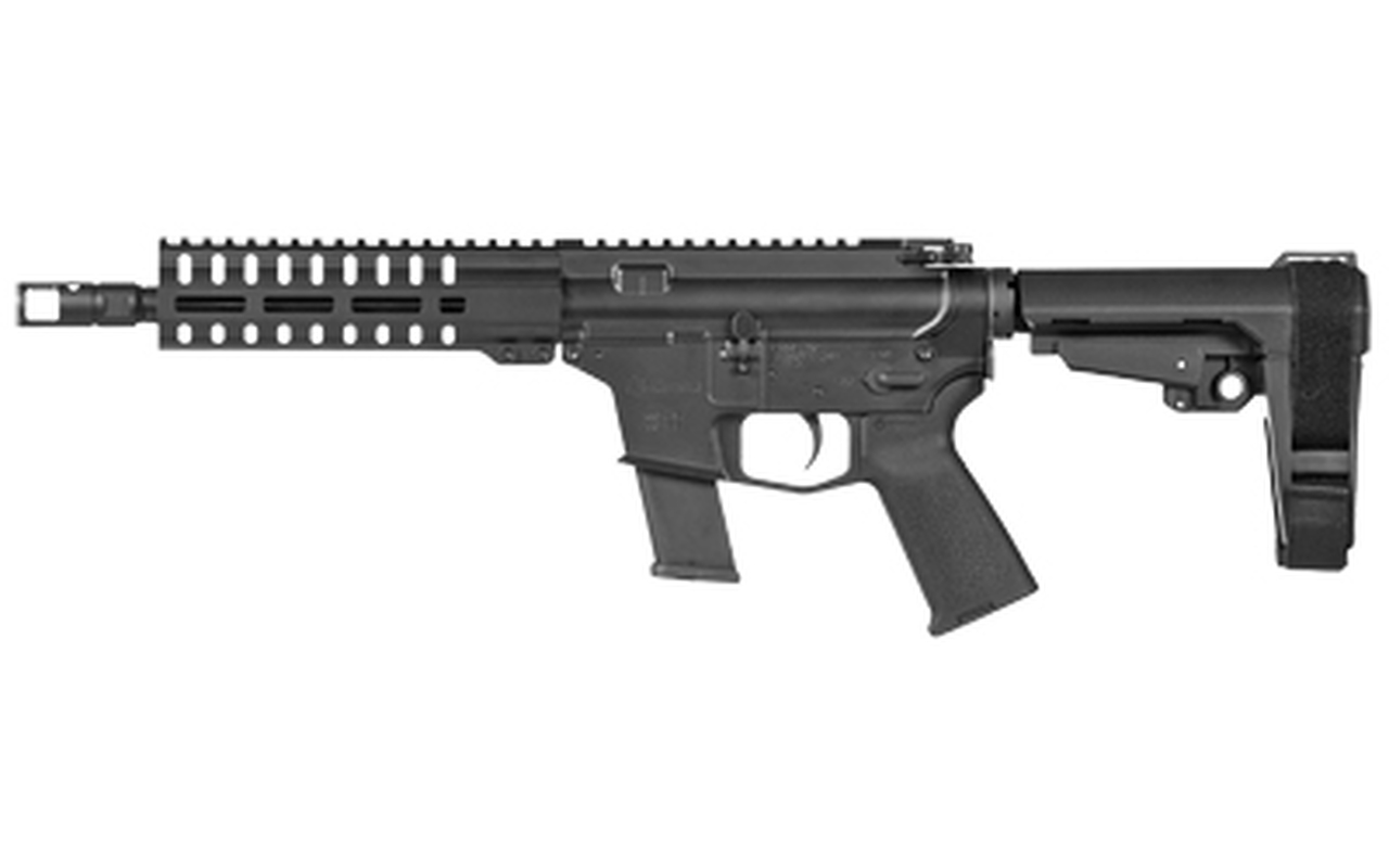 CMMG Banshee 200 45 ACP, 8″ Threaded Barrel, 1:16, Black, RipBrace, SV Brake, M-Lok, Magpul Grip, 26rd