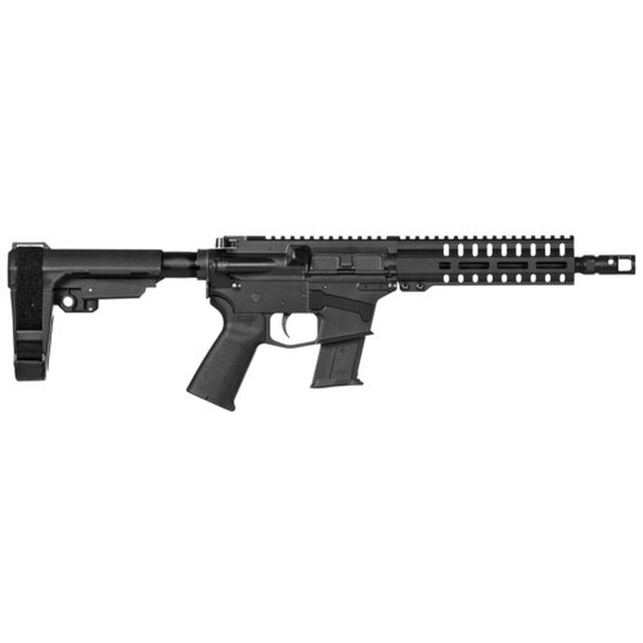 CMMG Banshee 200 AR-15 Pistol 5.7X28M, 8″ Barrel, Black, RipBrace, M-LOK RML7 Handguard, 20Rd Mag