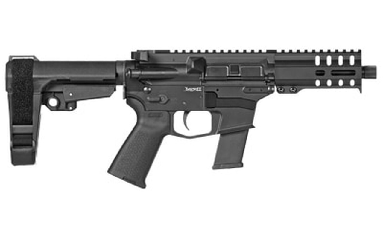 CMMG Banshee 300 MKGS AR-15 Pistol 45 ACP, 5″ Barrel, Polymer Black Cerakote/Black Nitride, 13rd