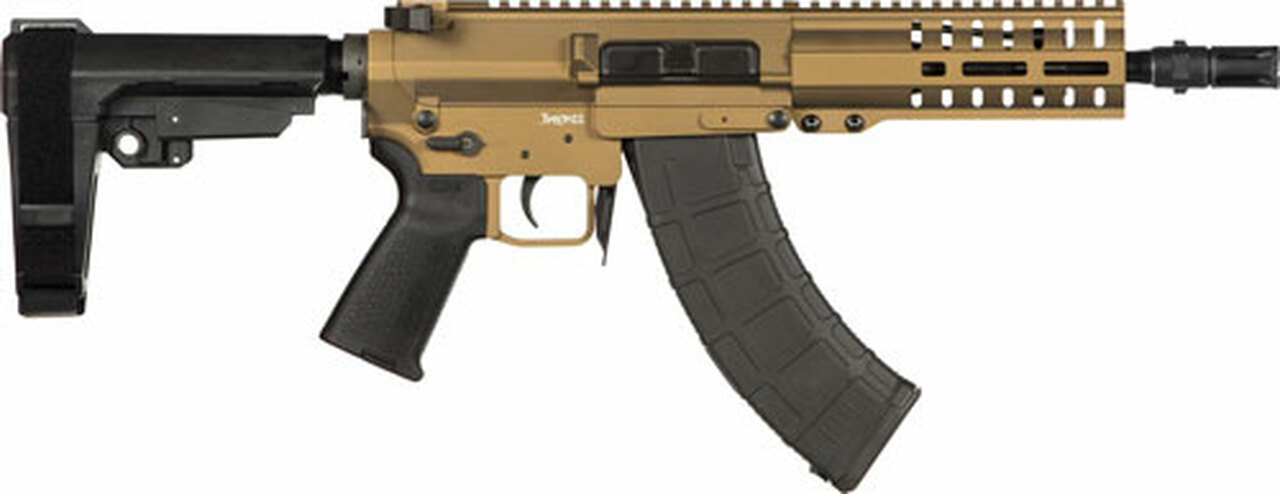 CMMG Banshee 300 Pistol MK47 7.62x39mm, 8″ Barrel, Burnt Bronze, 30rd