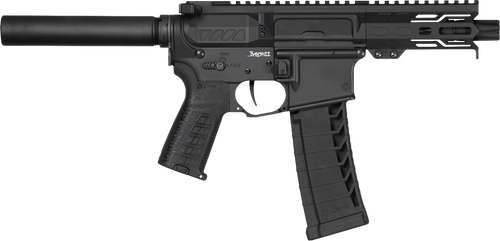 CMMG Banshee MK4 22 LR, 4.5″ Taper Threaded Barrel, Black Cerakote, Pistol Tube, 25rd
