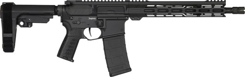 CMMG Banshee MK4 5.56x45mm, 12.5″ Taper Threaded Barrel, Black Cerakote, CMMG RipBrace, 30rd