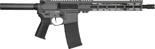CMMG Banshee MK4 5.56x45mm, 12.5″ Taper Threaded Barrel, Tungsten Cerakote, Pistol Tube, 30rd