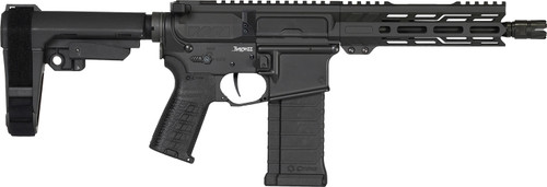 CMMG Banshee MK4 5.7x28mm, 12.5″ Taper Threaded Barrel, Black Cerakote, CMMG RipBrace, 32rd