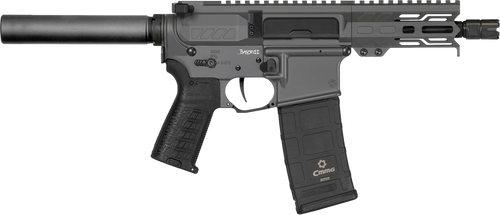 CMMG Banshee MK4 9mm, 5″ Taper Threaded Barrel, Tungsten Cerakote, Pistol Tube, 30rd