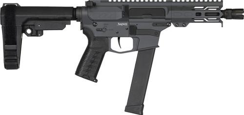 CMMG Banshee MKG 45 ACP, 5″ Taper Threaded Barrel, Sniper Gray Cerakote, CMMG RipBrace, 13rd