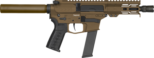 CMMG Banshee MKGS 40 Smith & Wesson, 8 ” Taper Threaded Barrel, Midnight Bronze Cerakote, Pistol Tube, 22rd