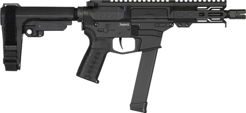 CMMG Banshee MKGS 9mm, 5″ Taper Threaded Barrel, Black Cerakote, CMMG RipBrace, 33rd
