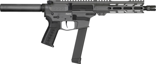 CMMG Banshee MKGS 9mm, 8″ Taper Threaded Barrel, Tungsten Cerakote, Pistol Tube, 33rd