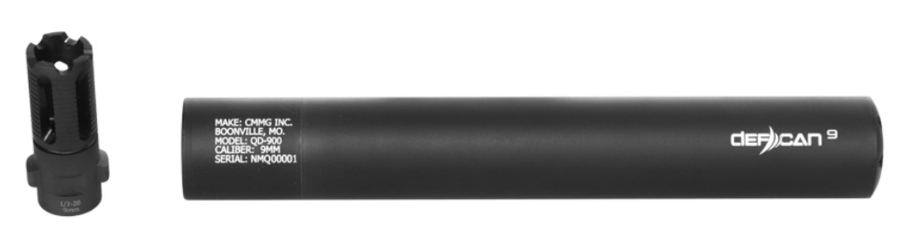 CMMG Defcan 9 9mm, QD 1/2 – 28