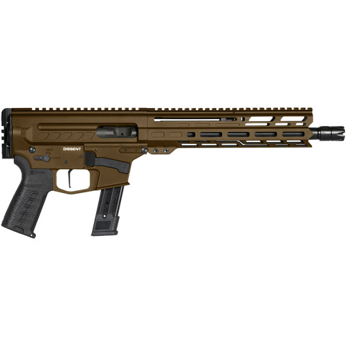 CMMG Dissent Mk17 9mm, 10.5″ Threaded Barrel, Midnight Bronze Cerarkote, 33rd