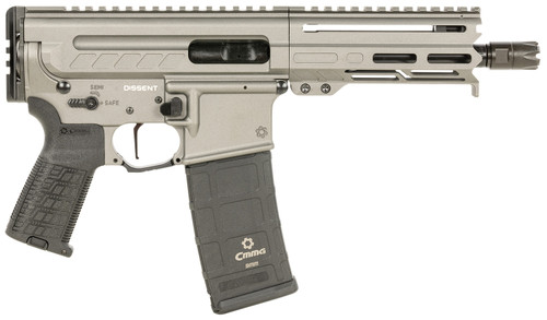 CMMG Dissent MK4 300 Blackout, 10.5″ Threaded Barrel, Tungsten Cerakote, 30rd
