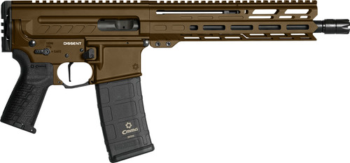 CMMG Dissent MK4 9mm, 10.5″ Threaded Barrel, Midnight Bronze Cerakote, 33rd