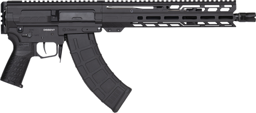 CMMG Dissent MK47 7.62x39mm, 12.5″ Threaded Barrel, Black Armor Cerakote, 30rd