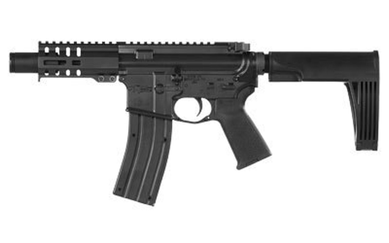 CMMG MK4 Banshee, .22 LR, 4.5″ Barrel, 25rd, Magpul MOE Grips, Black