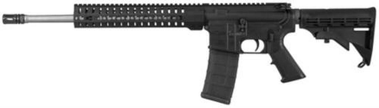 CMMG MK4 T .300 AAC Blackout 16″ Barrel RKM11 KeyMod Hand Guard Mil-Spec M4 Butt Stock Black 30rd Mag