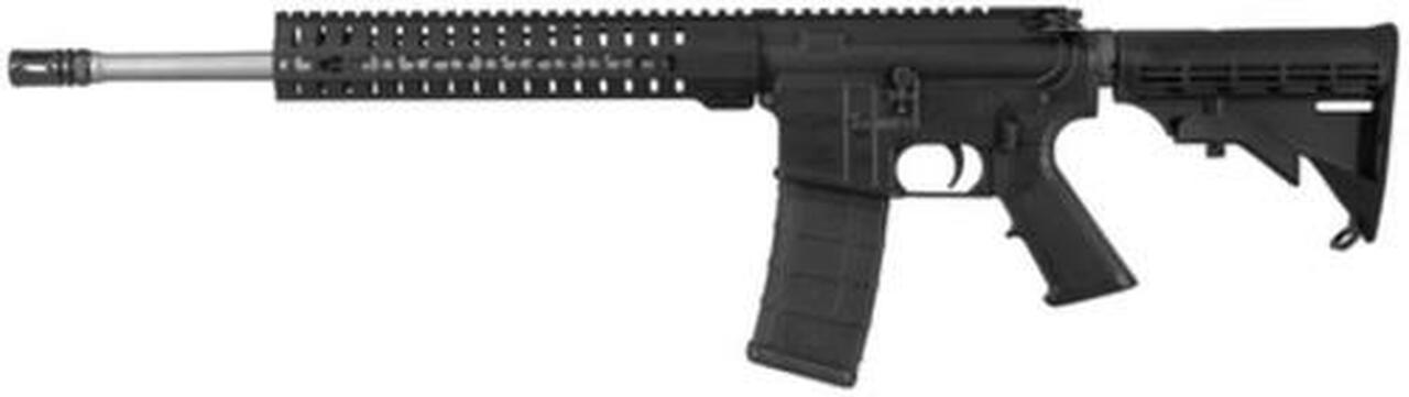 CMMG MK4 T 5.56x45mm 16.1″ Medium Taper Barrel RKM11 KeyMod Hand Guard A2 Pistol Grip and Mil-Spec M4 Butt Stock Black 30rd