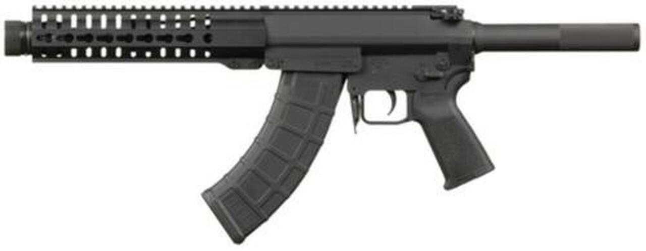 CMMG MK47 Mutant AKS8 Pistol, 7.62x39mm, 8″, Krink Muzzle Device, 30rd, 9″ KeyMod Handguard