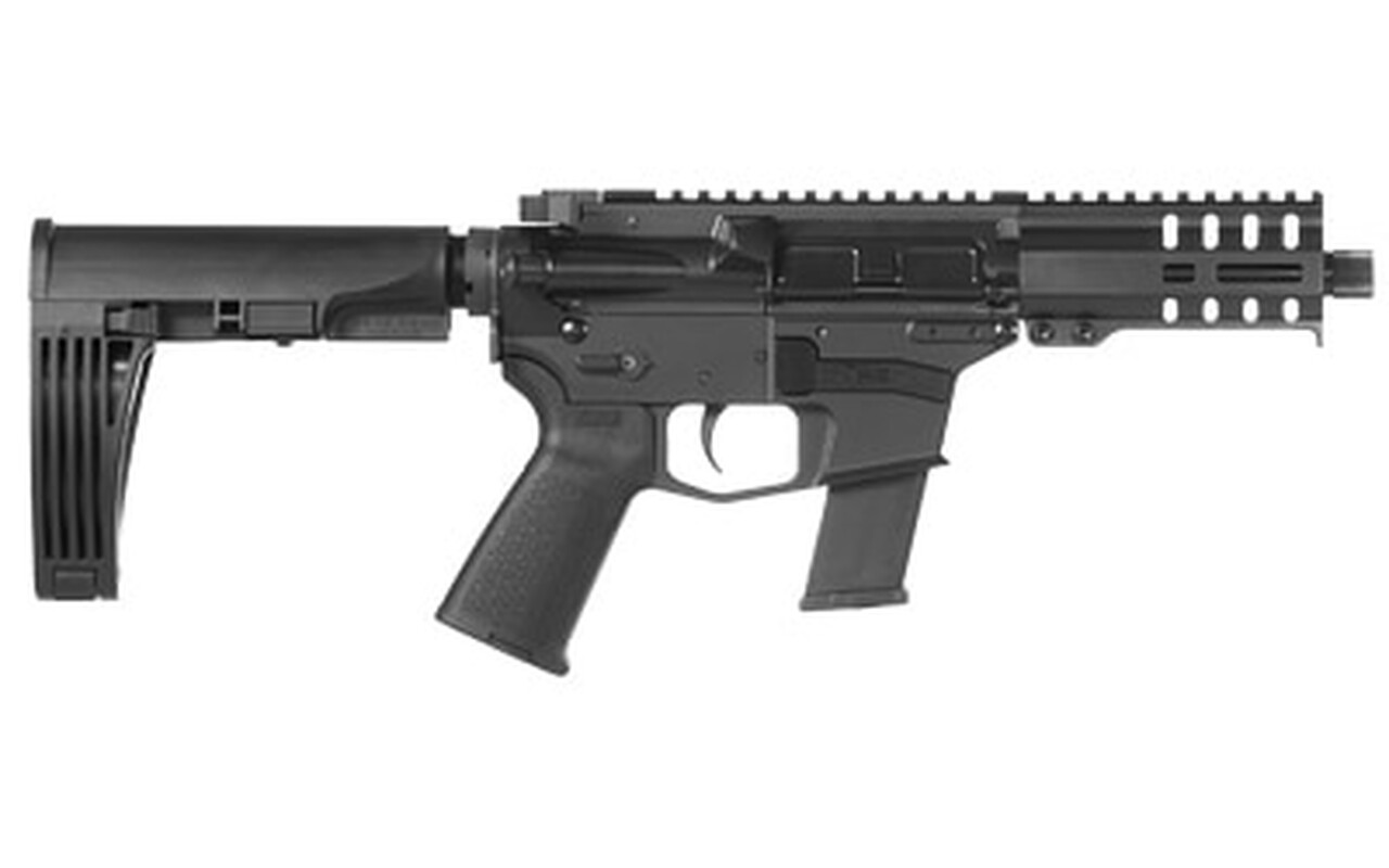 CMMG MkG Banshee AR-15 Pistol, 45 ACP, 5″ Barrel, Graphite Cerakote, Pistol Brace, 13rd Mag