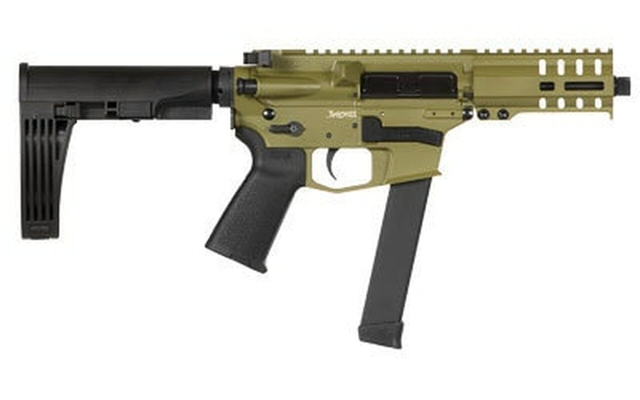 CMMG MKGS Banshee Pistol, 9mm, 5″ Barrel Bazooka Green Cerakote, Pistol Brace, 33rd Mag