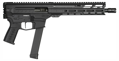 CMMG MKGs Dissent 9mm, 10.5″ Threaded Barrel, Black Cerakote, Glock Magazine Compatible, 33rd