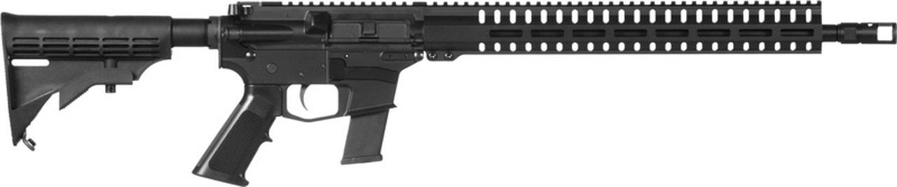 CMMG Resolute 100 MKG AR-15 .45 ACP, 16″ Barrel, M-LOK, Glock Mags, Black, 13rd