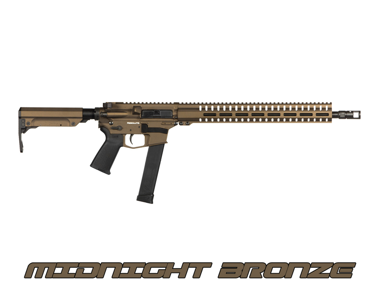 CMMG Resolute 300 MKG 45 ACP 16.1″ Barrel, 6-Position Black Stock Bronze, 13rd