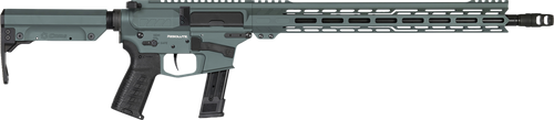 CMMG Resolute MK17 9mm, 16.1″ Taper Threaded Barrel, Charcoal Green Cerakote, CMMG RipStock, 33rd