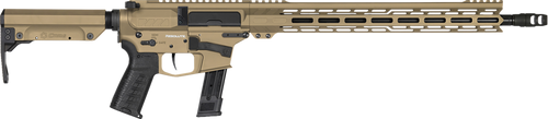 CMMG Resolute MK17 9mm, 16.1″ Taper Threaded Barrel, Coyote Tan Cerakote, CMMG RipStock, 33rd