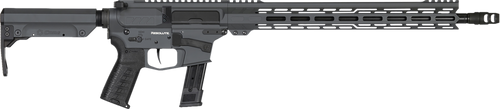 CMMG Resolute MK17 9mm, 16.1″ Taper Threaded Barrel, Sniper Gray Cerakote, CMMG RipStock, 33rd