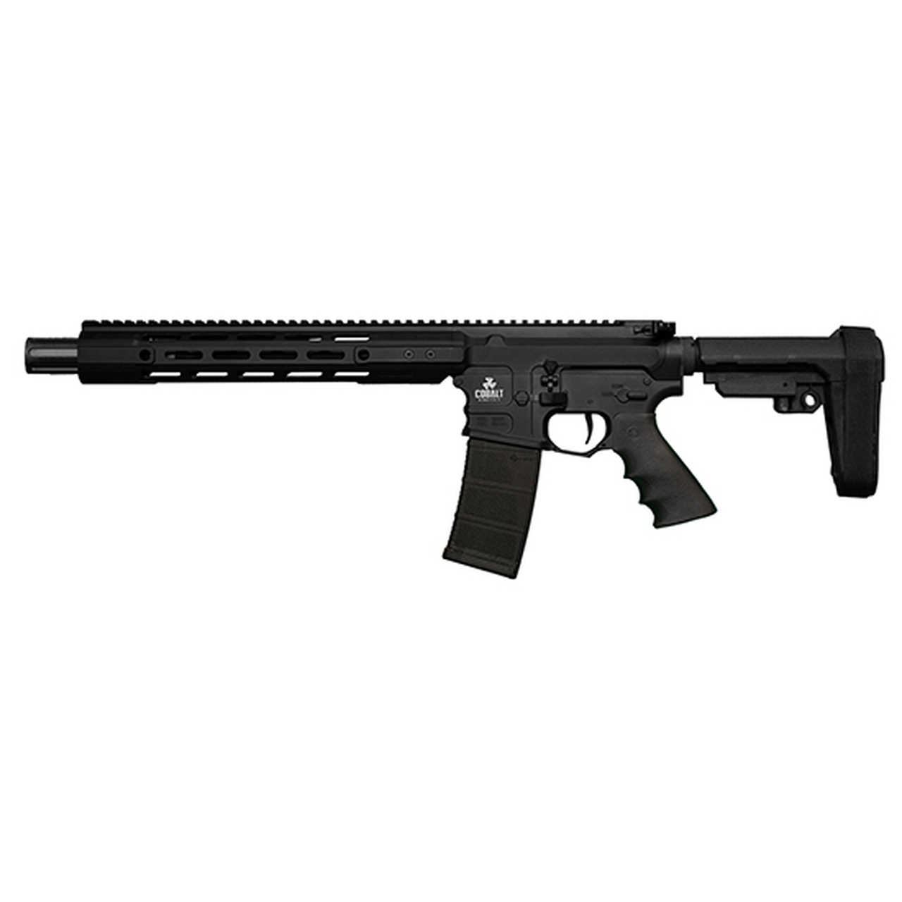 Cobalt Kinetics BAMF Pro .223 Wylde, 12.5″ Barrel, Linear Comp, Armor Black, 30rd