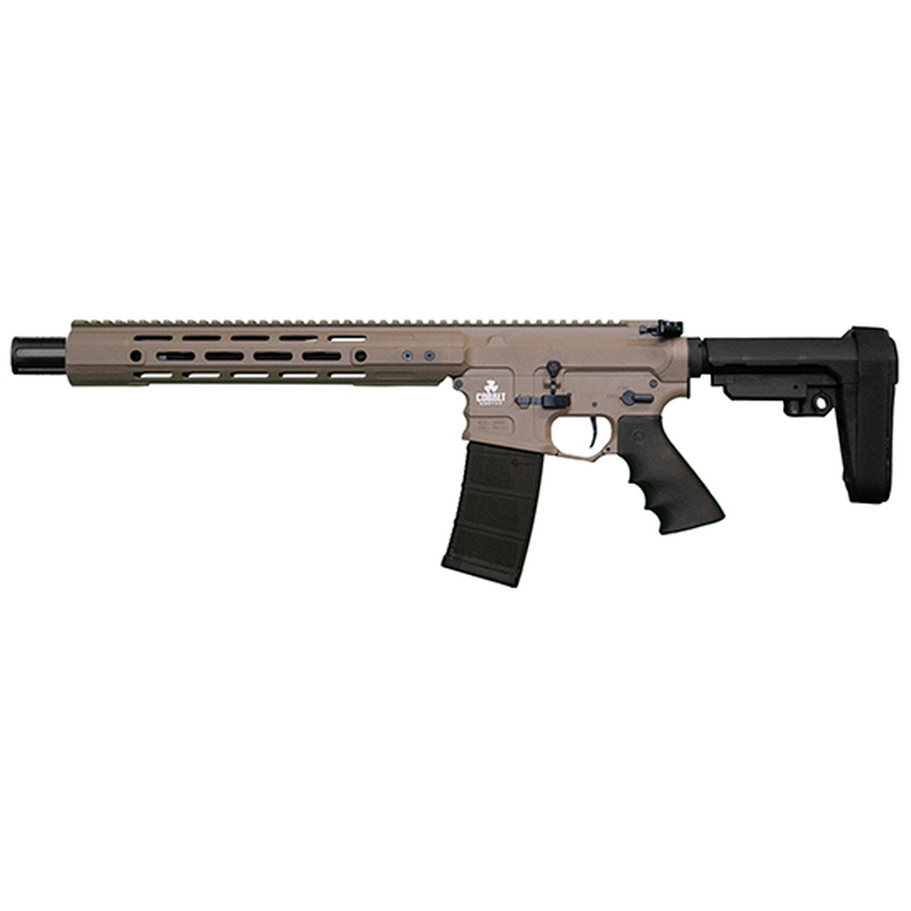 Cobalt Kinetics BAMF Pro .223 Wylde, 12.5″ Barrel, Linear Comp, Flat Dark Earth, 30rd