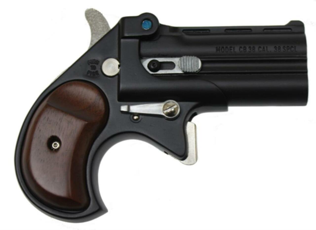 Cobra Big Bore Derringer, .38 Special, 2.75″, Black, Rosewood Grips