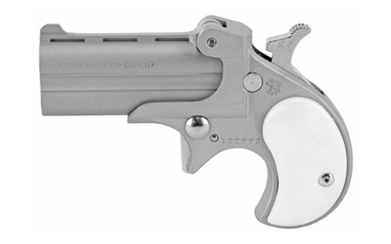 Cobra Classic Derringer .22 LR, 2.4″ Barrel, Satin Finish, Pearl Grips, 2rd